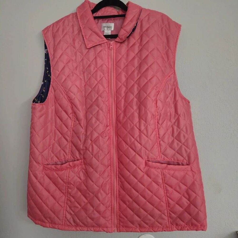 Women salmon vest